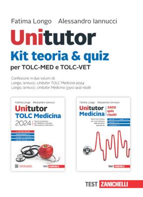 Unitutor tolc medicina 2024 kit teoria & quiz test di ammissione per medicina e chirurgia, odontoiatria e veterinaria